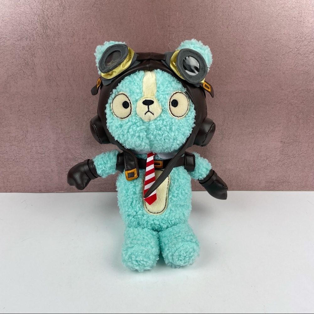 Radio Flyer Taking Flight Ryder Plush Stuffed Animal Bear Blue Aviation